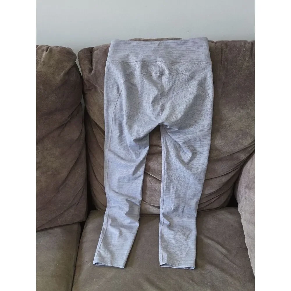Outdoor Voices Small Pants Light Gray Leggings Cropped Ankle 7/8